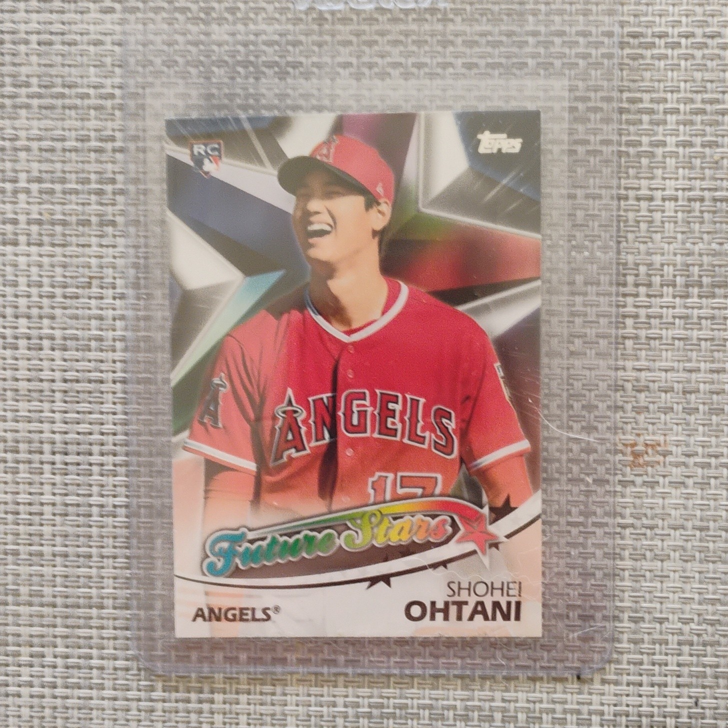 2018 Topps Shohei Ohtani Future Stars Rookie FS-5 Beautiful Gem card.