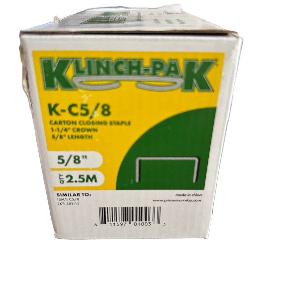 KLINCH-PAK K-C5/8 Pneumatic 5/8” C-Crown Ergonomic 2500PK