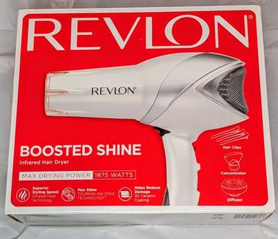 Revlon Boosted Shine Infrared Hair Dryer 1875W RVDR5264 NEW Factory Sealed