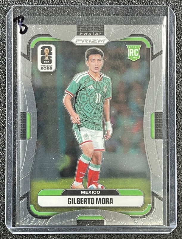 GILBERTO MORA 2026 PANINI PRIZM WORLD CUP #290 ROOKIE RC MEXICO B