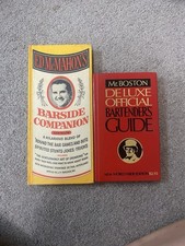 Vintage Bartender Mixologist Books Mr Boston Ed McMahon