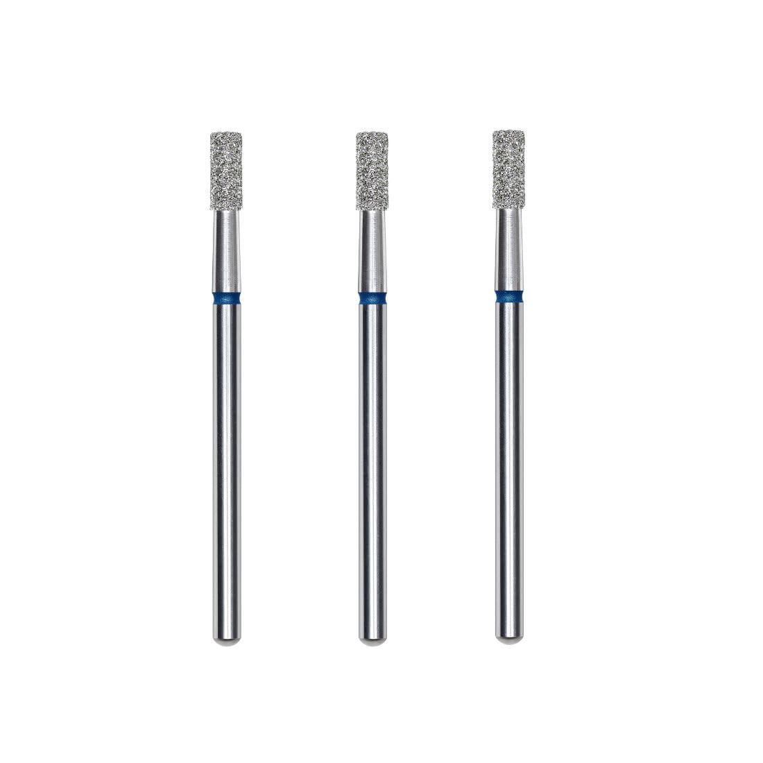 STALEKS PRO Set di 3 frese diamantate per unghie, 6 x 2,5 mm. Forma (b0v)