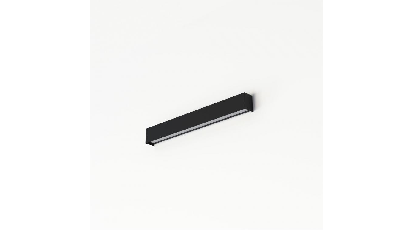 Wall Light Straight Wall Black S 7596 Lighting
