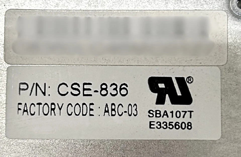 SOLO CHASIS BAHÍA SUPERMICRO CSE-836BE16-R920B 3U 16X3,5 Foto 4 de 4