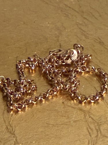 14k Rose Gold Anklet - Rolo, 10 Inch Stamped Italy