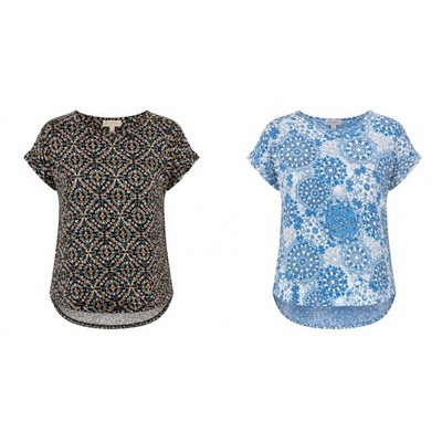 Lot of 2 philosophy 1x Boho Chic Flutter Summer Tops Whimsical Plus Size