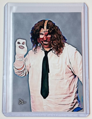 Mankind Limited Edition Artist Signed  Mick Foley  Trading Card 4/10