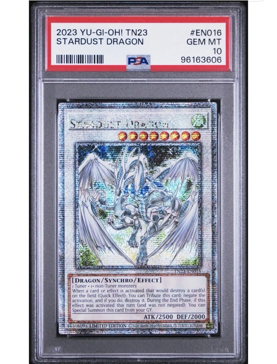 Stardust Dragon Yu-Gi-Oh! TCG Professional Sports Authenticator