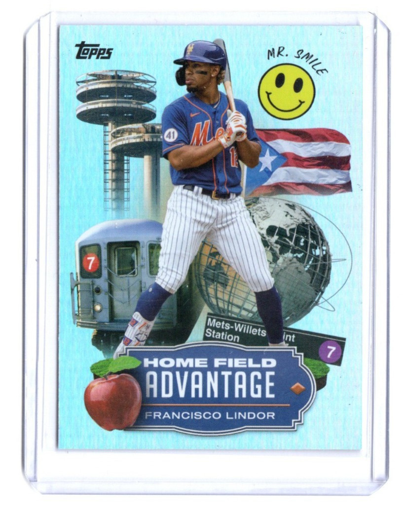 FRANCISCO LINDOR 2023  Topps HOME FIELD ADVANTAGE  HFA  New York Mets