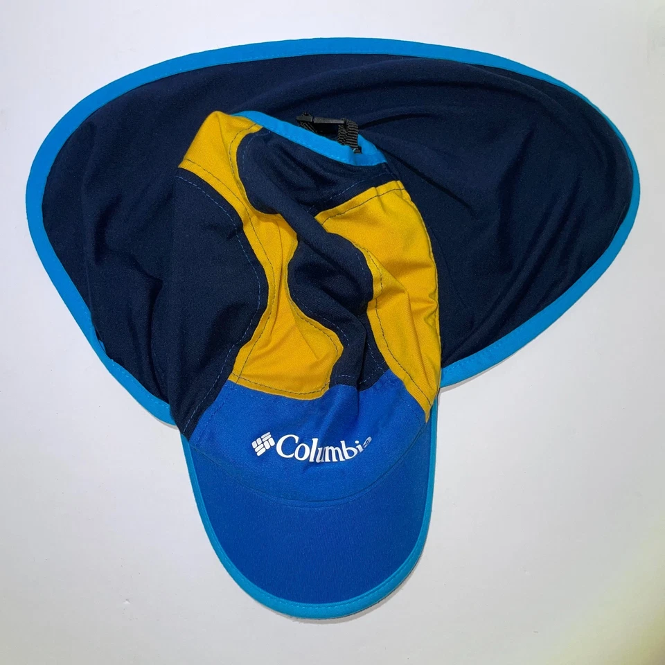 Gorra de correr de verano azul con cubierta para cuello Columbia juvenil Foto 2 de 4