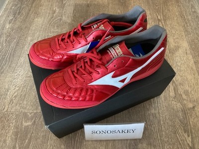 MIZUNO MORELIA SALA JAPAN TF Q1GB2502 60 Ruby Red x White New in Box