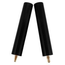 2pcs Snooker Cue Extension: Pool Cue Extension Rod Lengthener Replacement