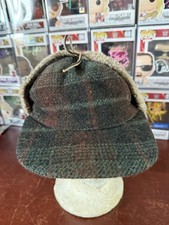 Vintage USA Made Eddie Bauer Ear Flap Wool Trapper Hat / Cap - M