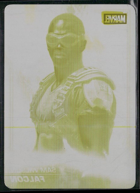 2025 MARVEL SAM WILSON FALCON PLATE 1/1 CAPTAIN AMERICA