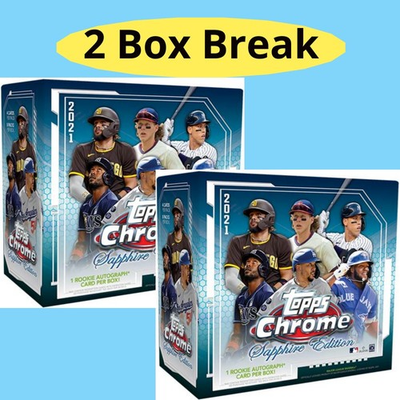 #ad #ad 2021 Topps Chrome Sapphire Baseball Hobby PYT 2 Box Break #959 $9.99