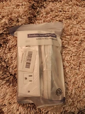 Furniture Socket Extender Thin Flat Plug Power Strip 10FT Power cord