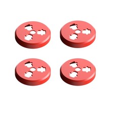 4PCS Red Drone Motor Protective Cover For DJI AIR 3S/AIR 3/MAVIC 3 Replacement