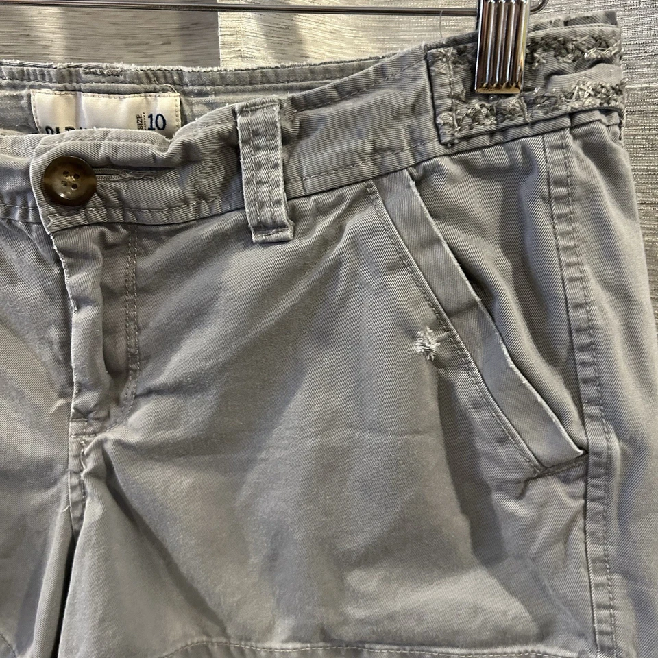 Pantalones cortos chinos vintage de tiro bajo Y2K Old Navy para mujer talla 10 grunge ropa de calle Foto 4 de 4