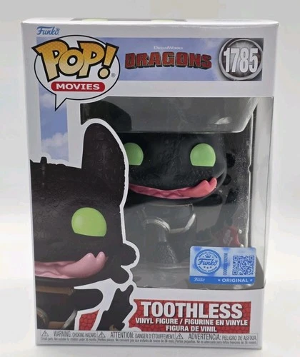 Funko Special Edition POP! How to train your Dragon Toothless #1785 W/Protector 