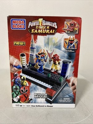 New Sealed Mega Bloks Power Rangers CLAW BATTLEZORD VS MOOGER Set 5824