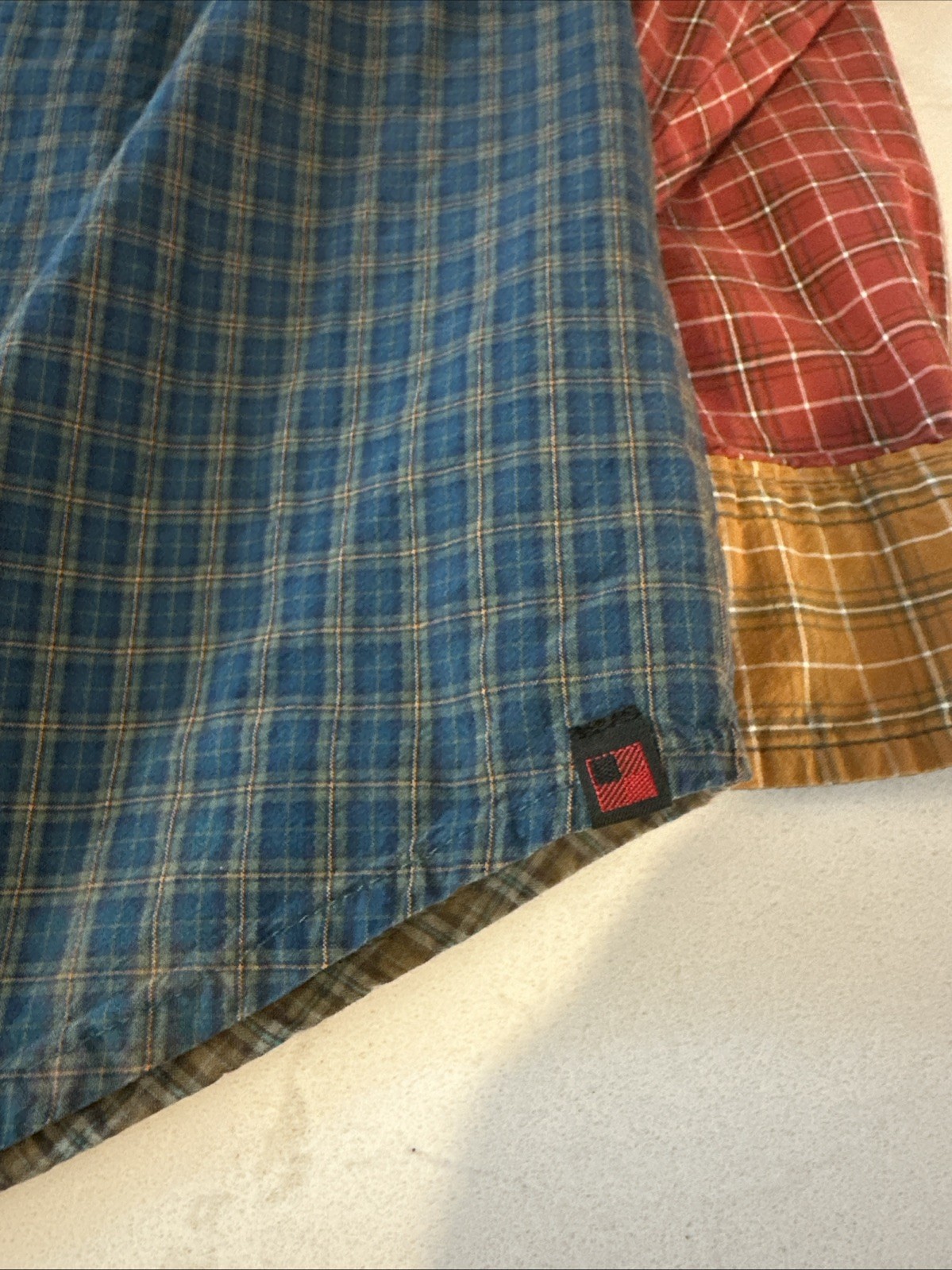 Woolrich Halifax Patchwork Plaid Long Sleeve Men’… - image 4