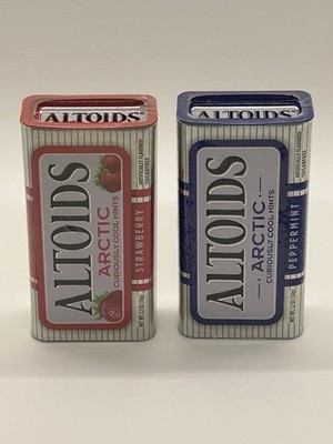 Altoids Arctic Curiously Cool Mints (Peppermint & Strawberry) NOS Sealed