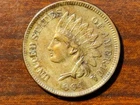 1864 L Indian Head Cent AU/UNC
