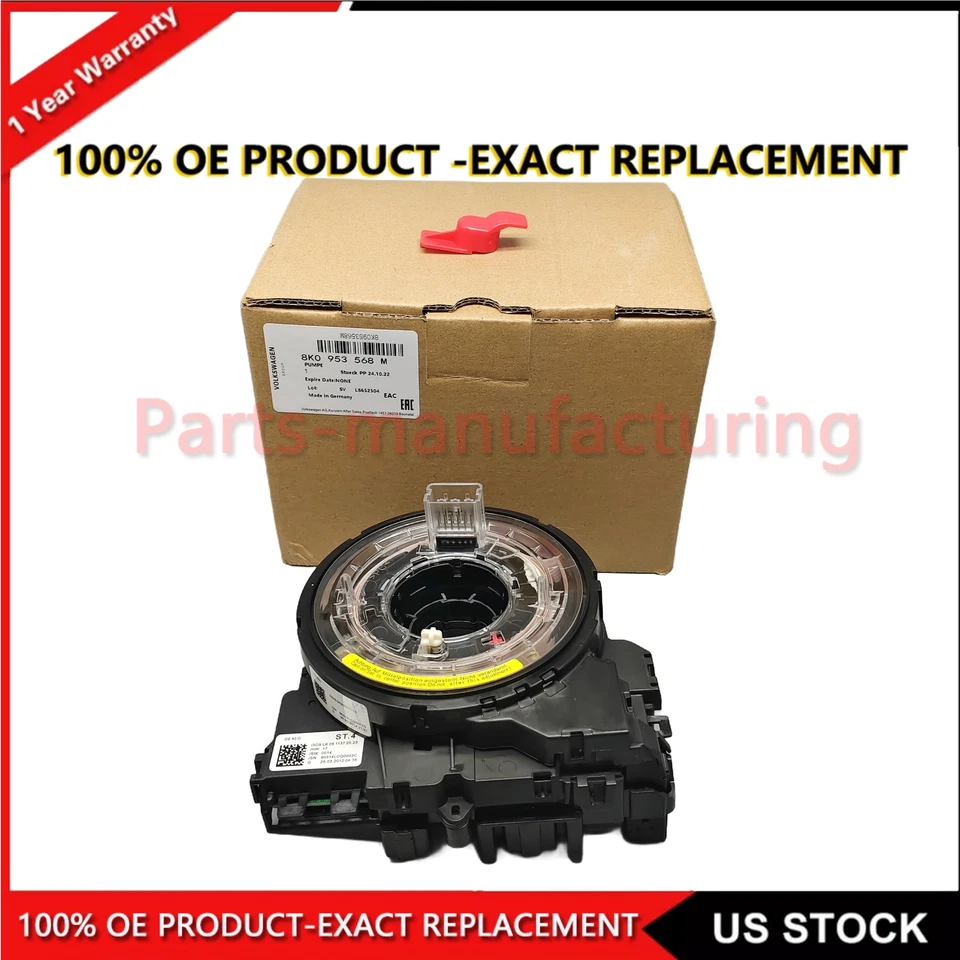 New 8K0953568M Steering Angle Sensor Slip Ring for Audi SQ5 2014 2015 2016 Foto 2 de 4