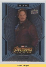 2022 Upper Deck Marvel Allure High Series as Star-Lord Chris Pratt READ 19zz