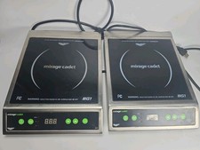 Set of 2 Vollrath Mirage Cadet G1 Model 59300 Portable Induction Cooktop TESTED