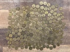 2Lb Lot of Amusement Tokens Gold Tone No Cash Value Eagle Coins