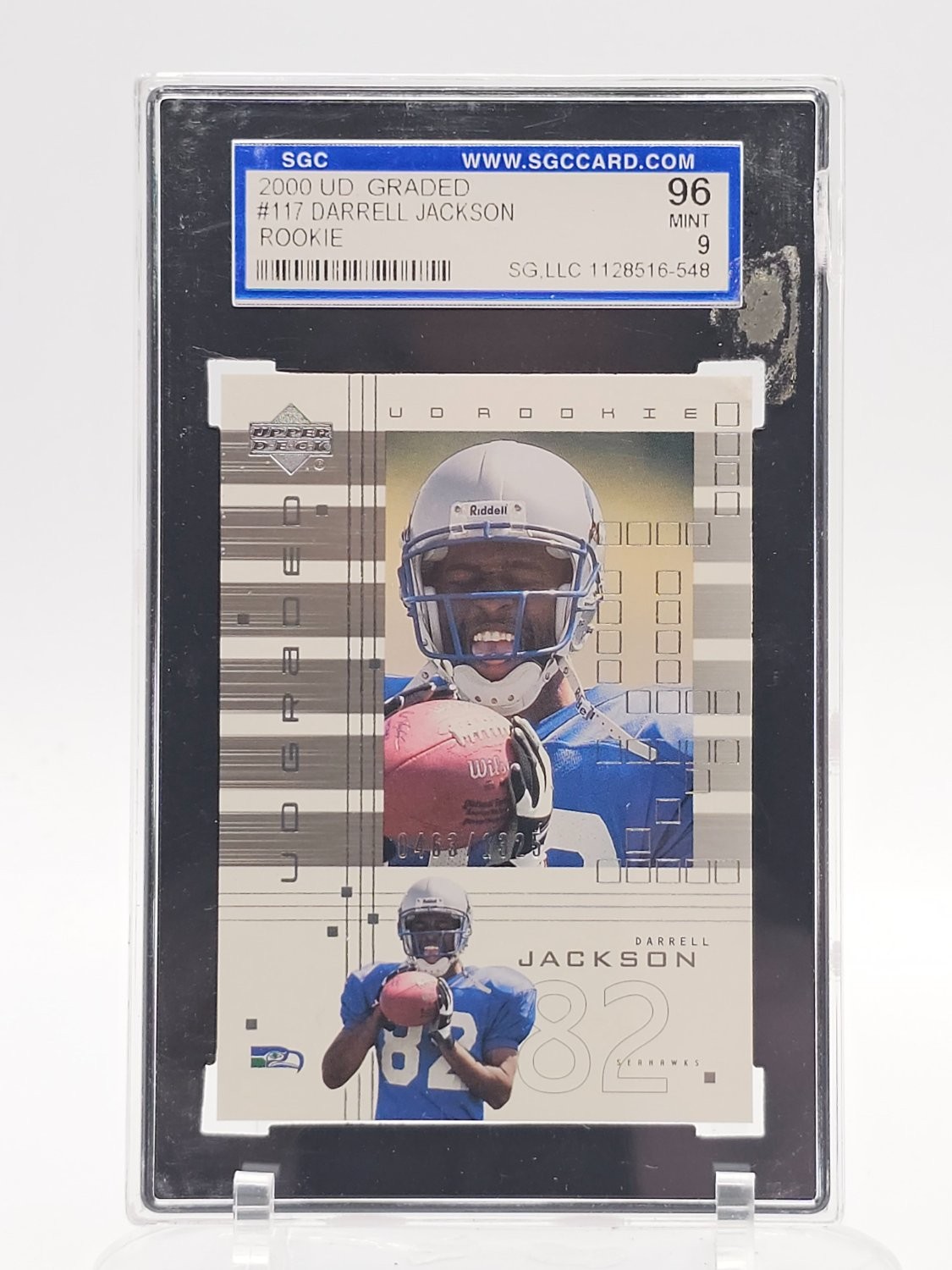 Darrell Jackson Upper Deck Graded #117 Base