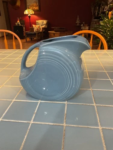 Fiestaware Large Disc Pitcher Periwinkle Light Blue -- Fiesta