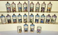 1995 Lenox Disney Spice Jar Collection Incomplete Set Of 20 + no rack or boxes