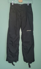 BOYS GIRLS KIDS SPYDER XSCAP BLACK SNOW SKI SNOWBOARD PANTS BIBS SIZE 10