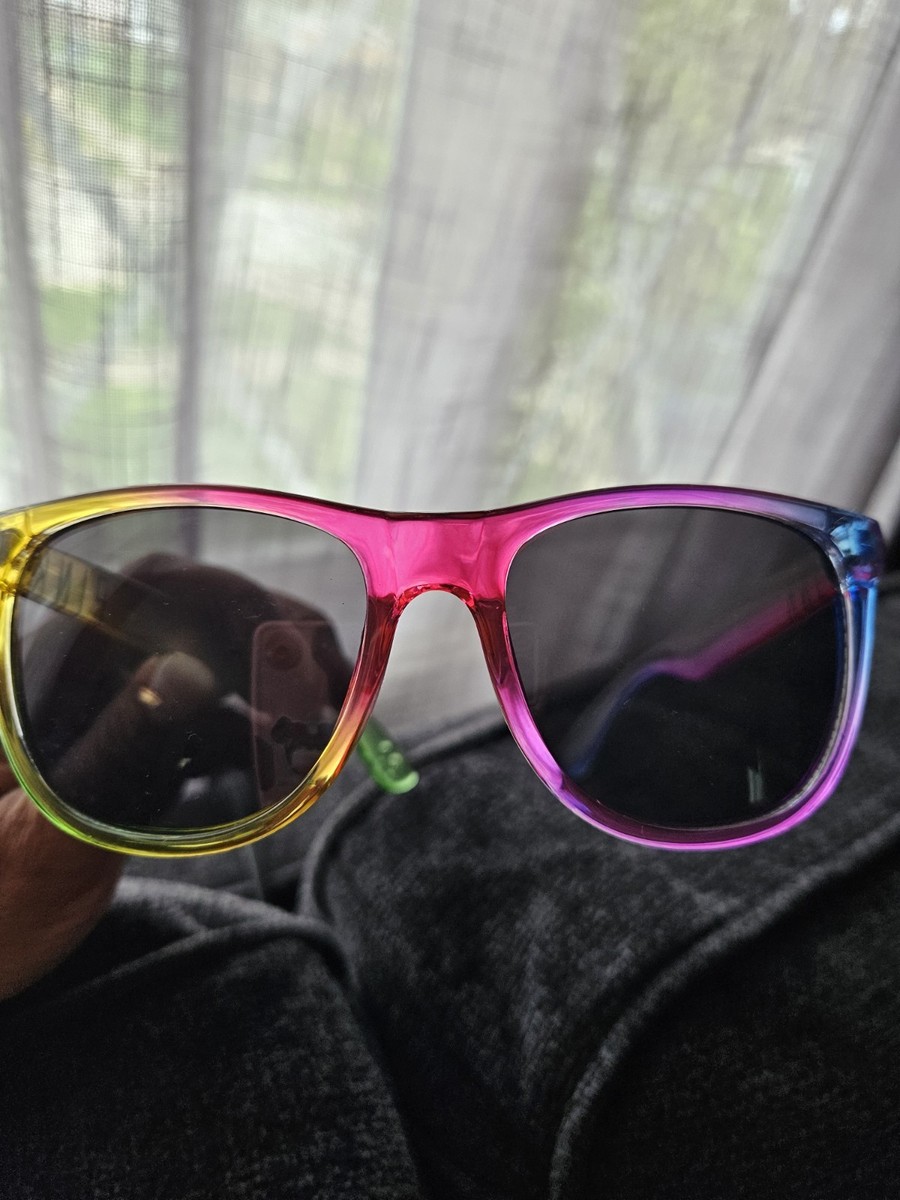 PINK …Victoria’s Secret …Rainbow Multicolor Sunglasses Rare Victoria main image 2