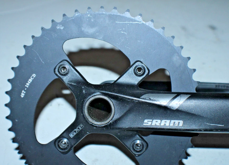 Комплект шатунов SRAM GXP MTB черный BCD104 175 мм 48T ISIS односкоростной гравий доставка США - Изображение 2 из 4