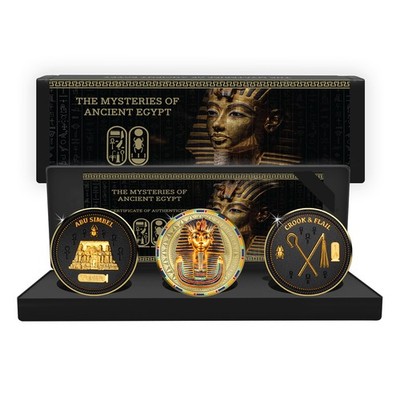 The Mysteries of Ancient Egypt Box Set - 3 Limited Edition Sammlermünzen