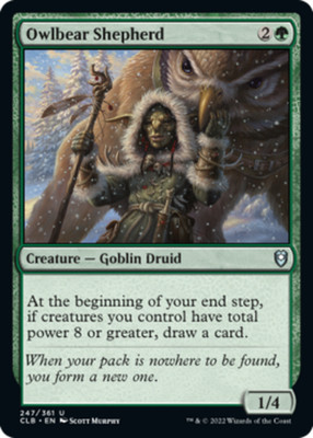 MTG Owlbear Shepherd - Foil NM-Mint Commander Legends: Battle for Baldur's Gate 