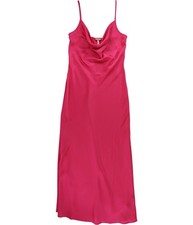 GUESS Womens Akilina Satin Sleeveless Sheath Dress, mediunred, M