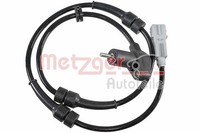Metzger Sensor, Raddrehzahl Hinterachse, Links, Rechts U.A. FüR CitroËN, Peugeot
