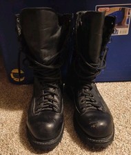 Stivali da combattimento Cervino 1949 Gore-Tex ThInsulate neri suole Vibram uomo 10 