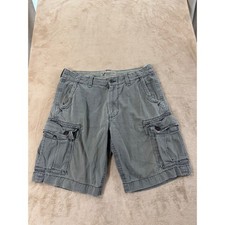 Y2K American Eagle Outfitters Cargo Shorts Men's Size 34 36 Gray Green Classic