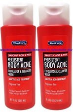 2pk XtraCare Salicylic Acid  PHA Persistent Body Acne Exfoliator Cleanser Wash