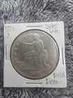 1873-S $1 Silver Trade Dollar Better Date AU - First Year of Issue