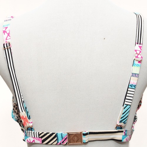 Vera Bradley Reversible Desert Shapes Emma Bikini Oberteil Größe L - Bild 3 von 12