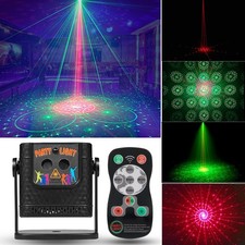 Mini Laser Light Patterns Projector, Party Lights Dj Disco Lights, Sound Acti...