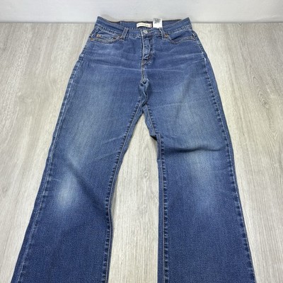 Levi's 512 Perfectly Slimming Bootcut Jeans Women's 6M Blue Stretch High Rise