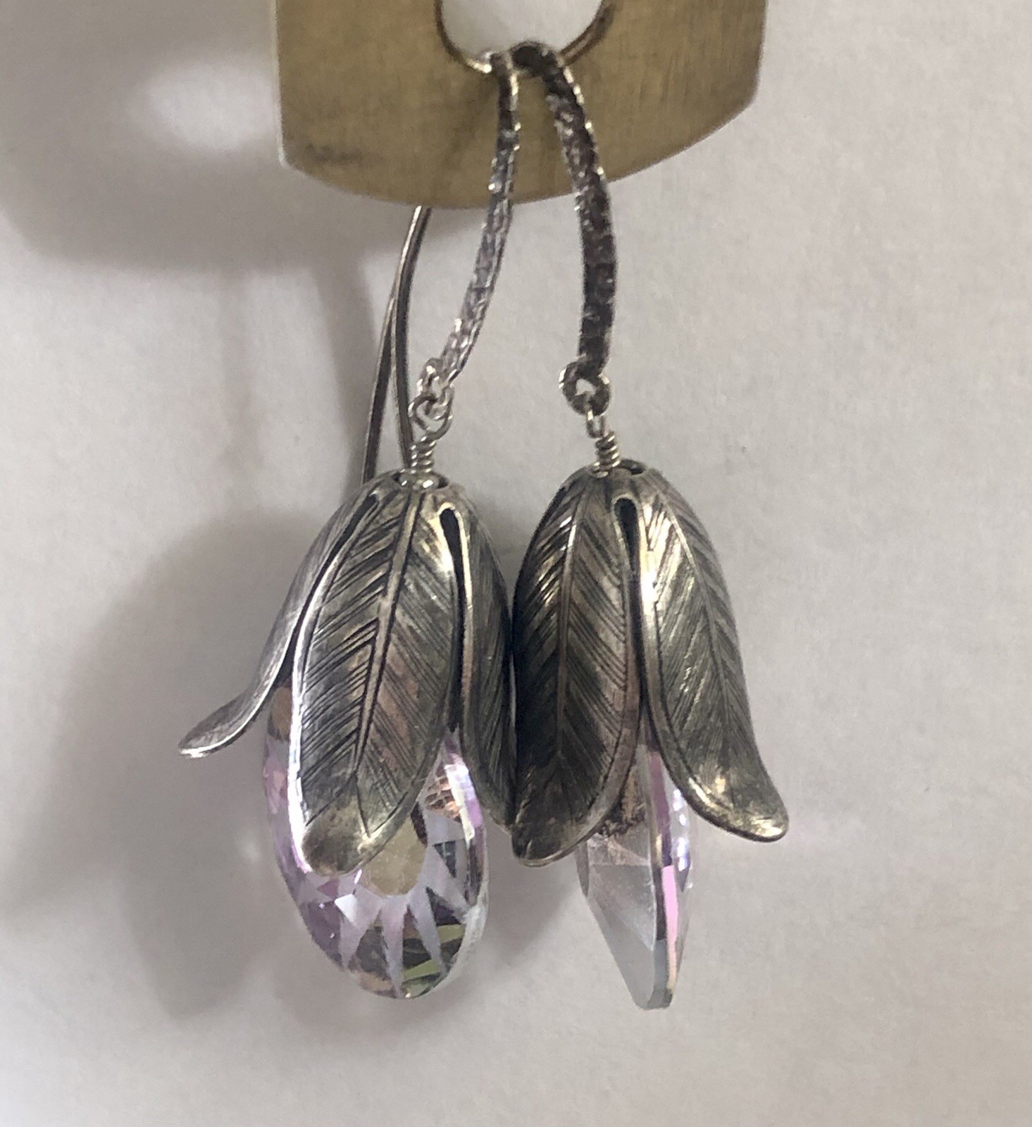 Handmade Beautiful Silver Drop Dangle Earrings, B… - image 7