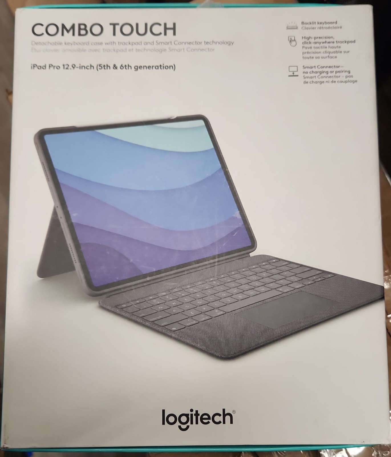 Logitech Combo Touch Keyboard Case for 12.9" Apple iPad Pro 